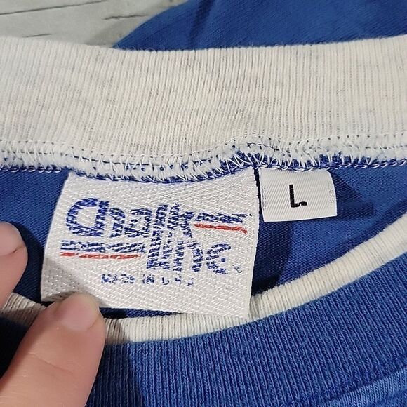 Vintage Chalk Line KU Kansas Jayhawks Shirt sz Large - Picture 10 of 10